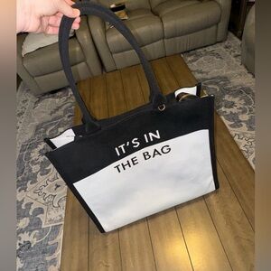 Kate spade x target Black and White Tote Bag
